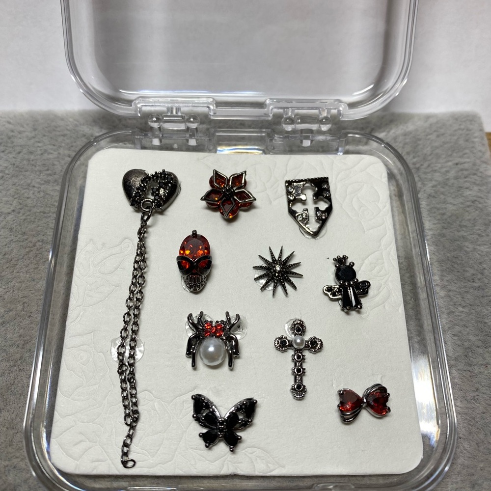 Vamp Inspired Nail Charms - CZ